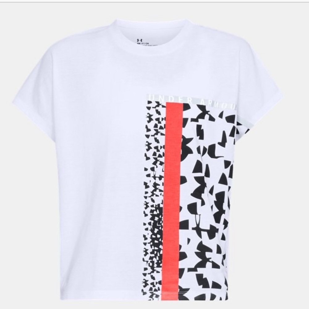 Under Armour Essentials Patchwork T-Shirt - image 4